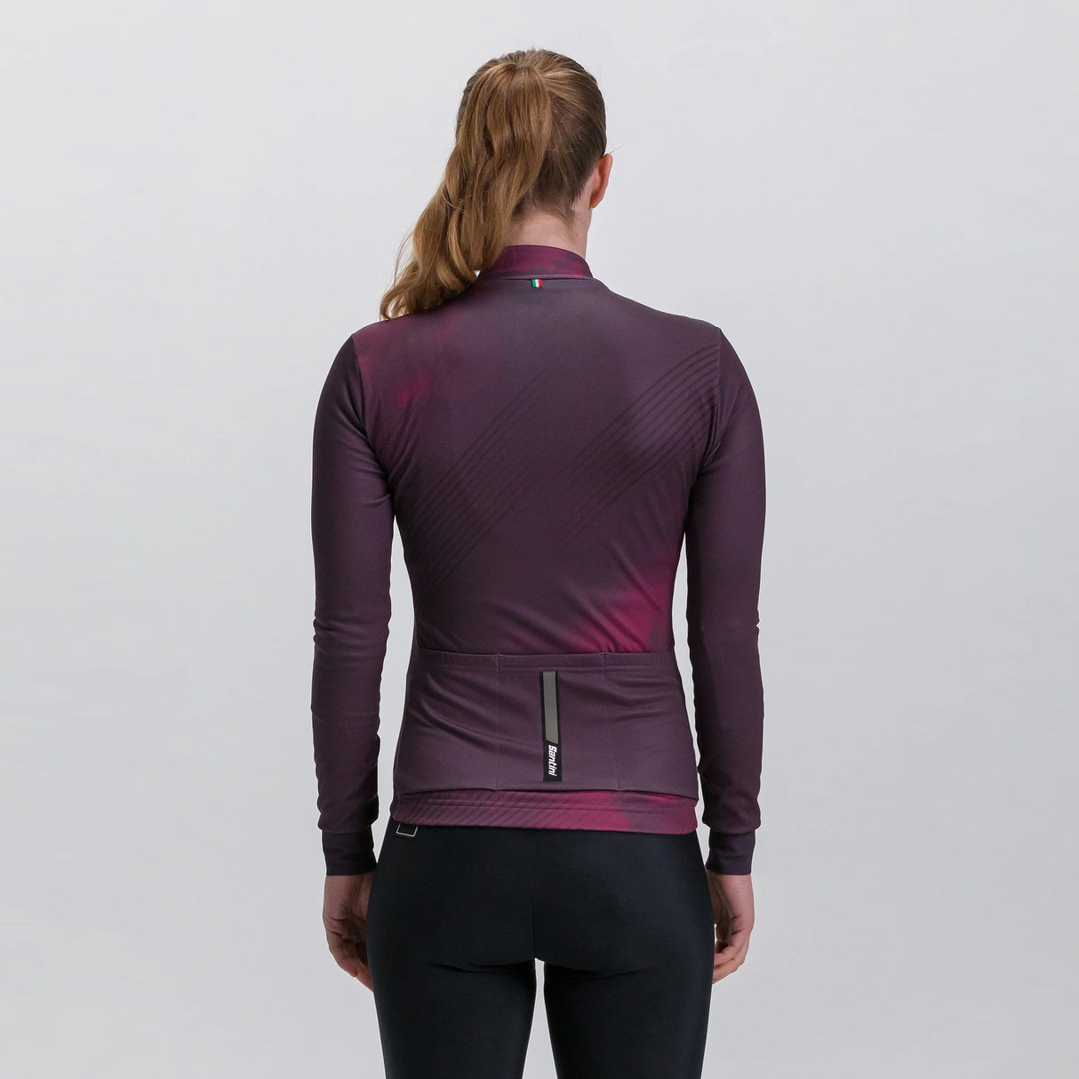 Santini Womens Pure Dye Thermal Long Sleeve Jersey