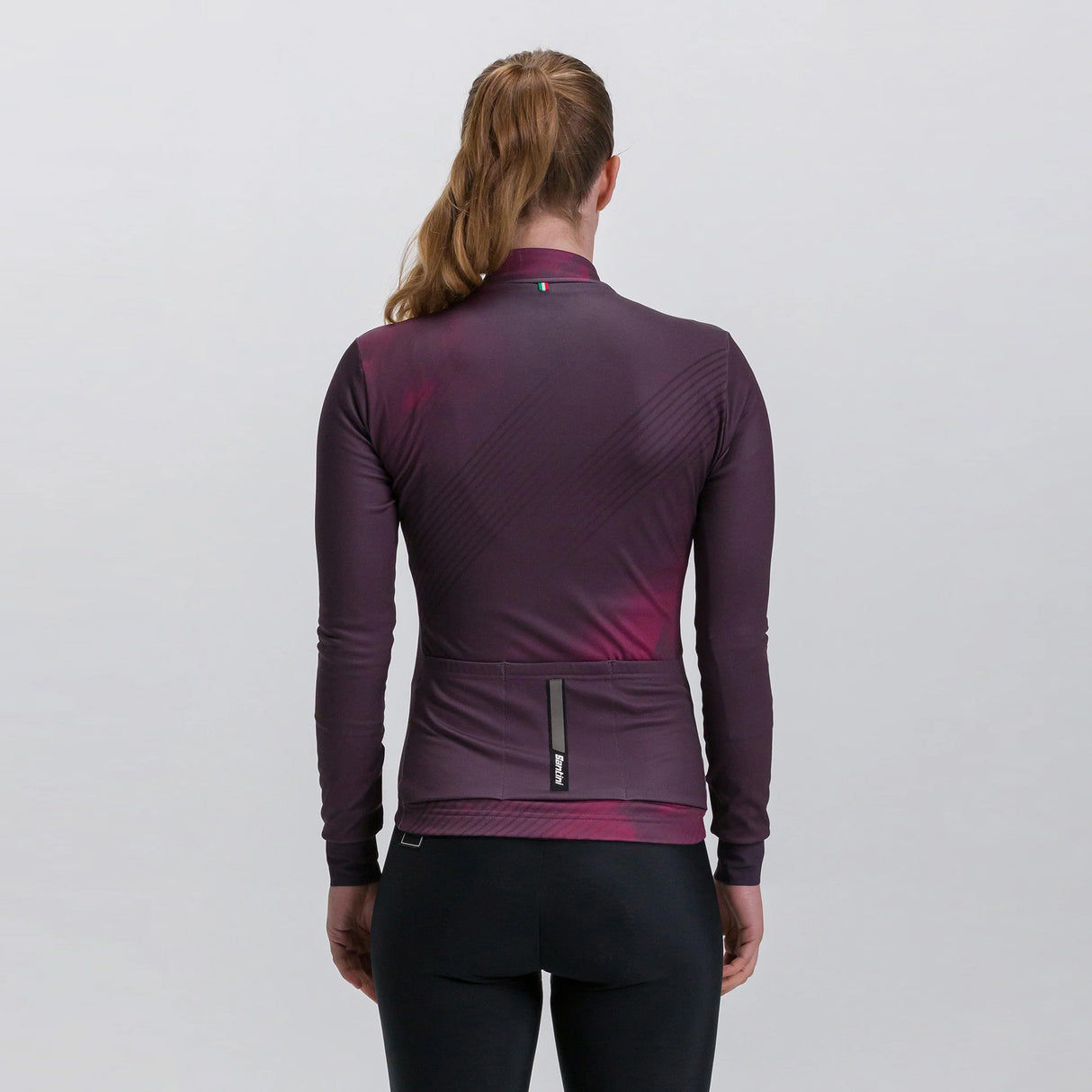 Santini Womens Pure Dye Thermal Long Sleeve Jersey