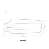 Zefal Shield S20 MTB Rear Mudguard