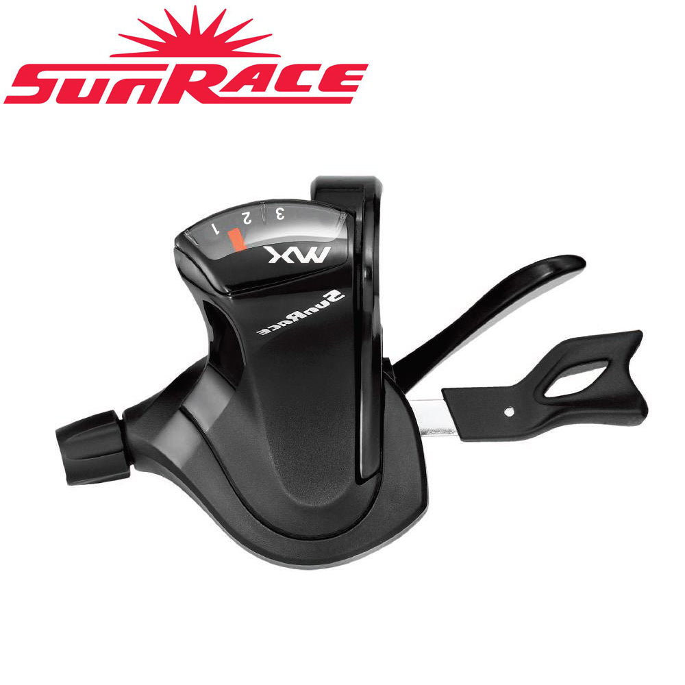 Shifter 3 Speed Sunrace DLMX30-L3 LH Trigger Black