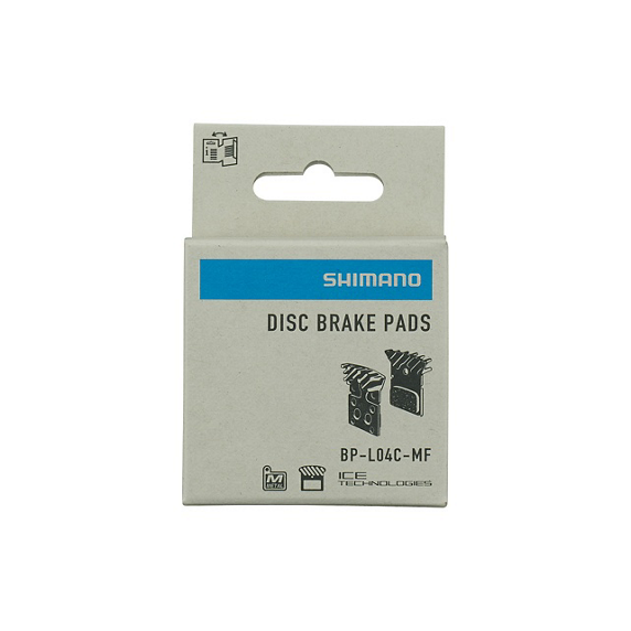 Disc Brake Pads Shimano L04C-MF Metal w/Fin