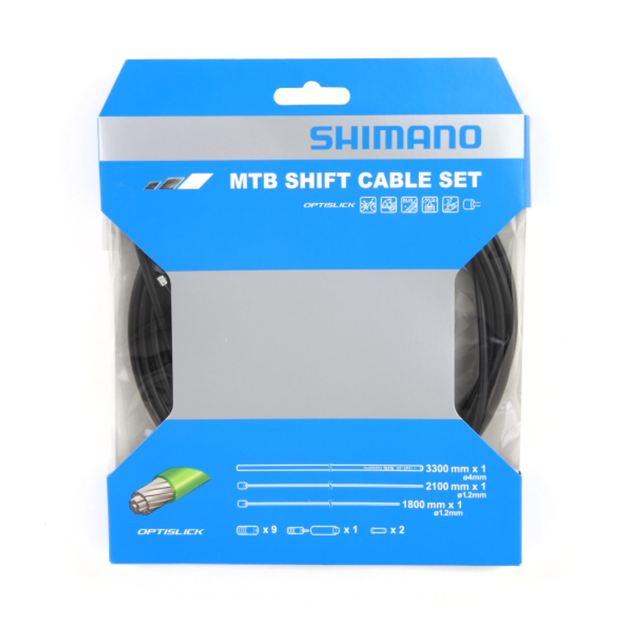 Shimano OptiSlick Shift Cable Set Front & Rear Y60198090