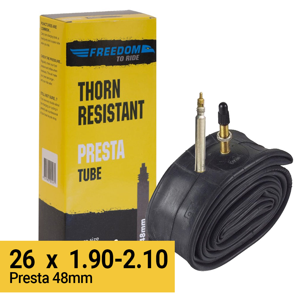 Tube 26 x 1.90-2.10 Freedom Thorn Resistant Presta Valve 48mm