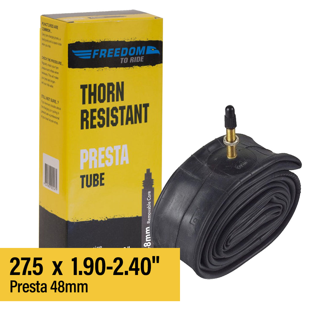 Tube 27.5 x 1.90-2.40 Freedom Thorn Resistant Presta Valve 48mm