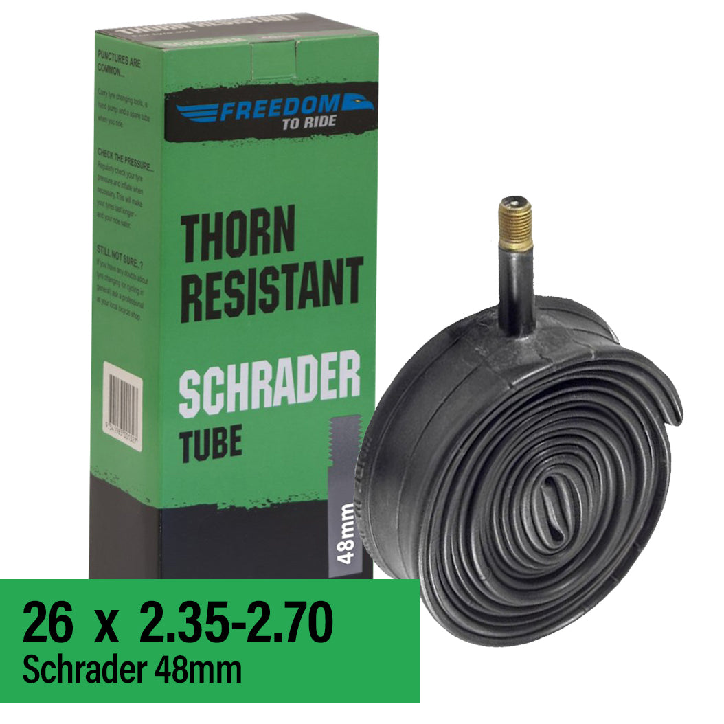 Tube 26 x 2.35-2.70 Freedom Thorn Resistant Schrader Valve