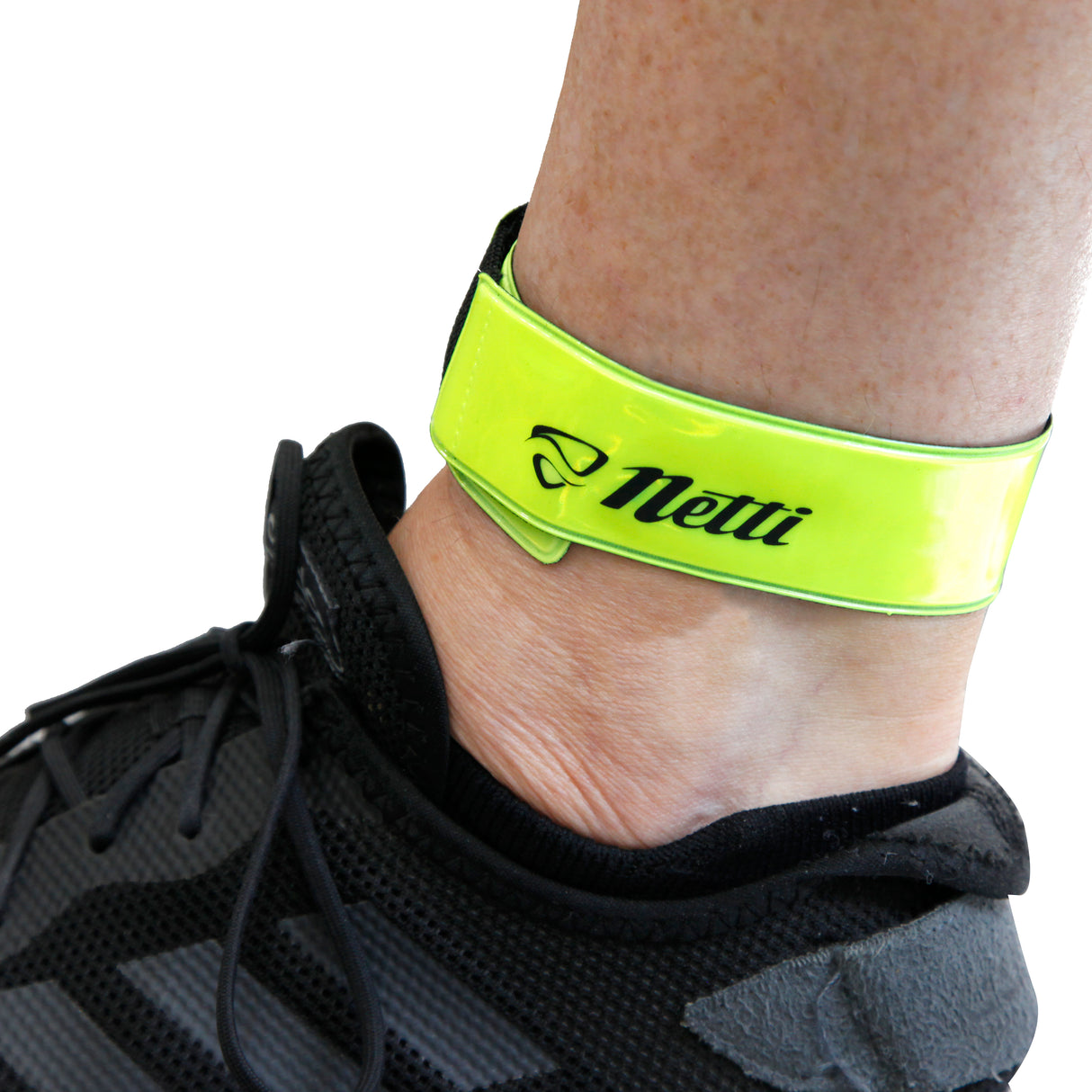 Netti Reflective Ankle Band - Fluro Yellow