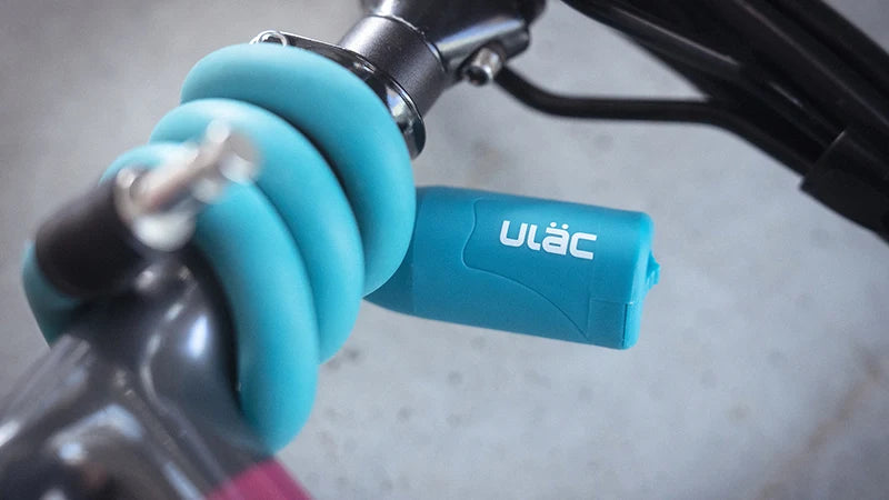 ULAC Avenir Memory Coil Cable Lock Sky Blue