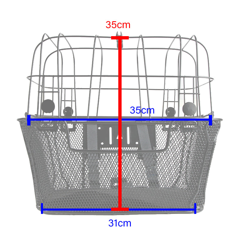 Pet Carrier Front Basket Wire Mesh with Handle (8859)