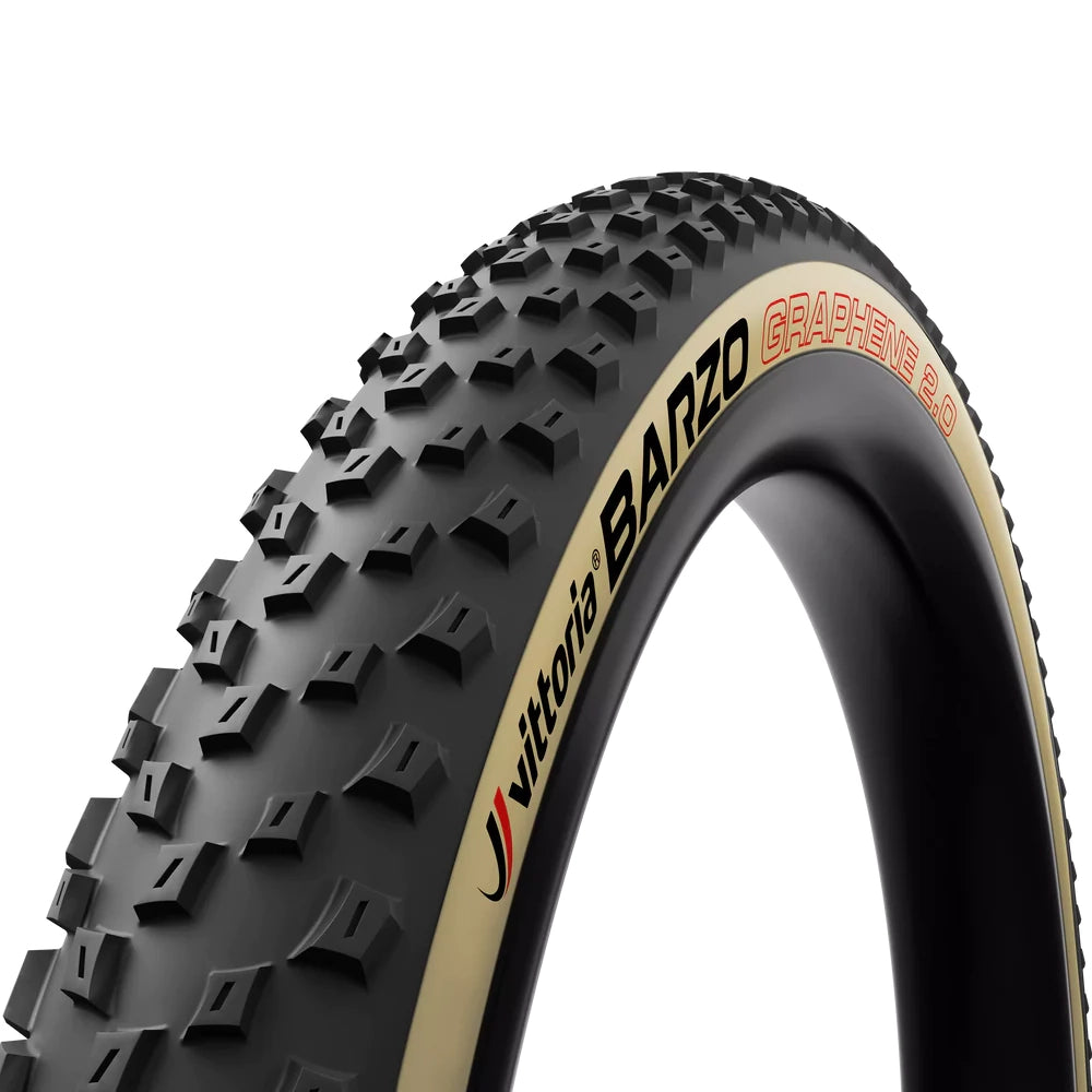 Tyre 29 x 2.25 Vittoria Barzo XC Race Tubeless TLR 120 TPI Folding - Tan