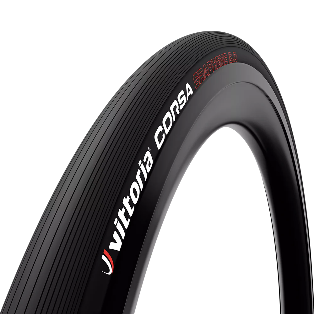 Vittoria Corsa non-tubeless road bike tyre black sidewall