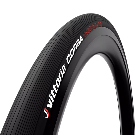 Vittoria Corsa non-tubeless road bike tyre black sidewall