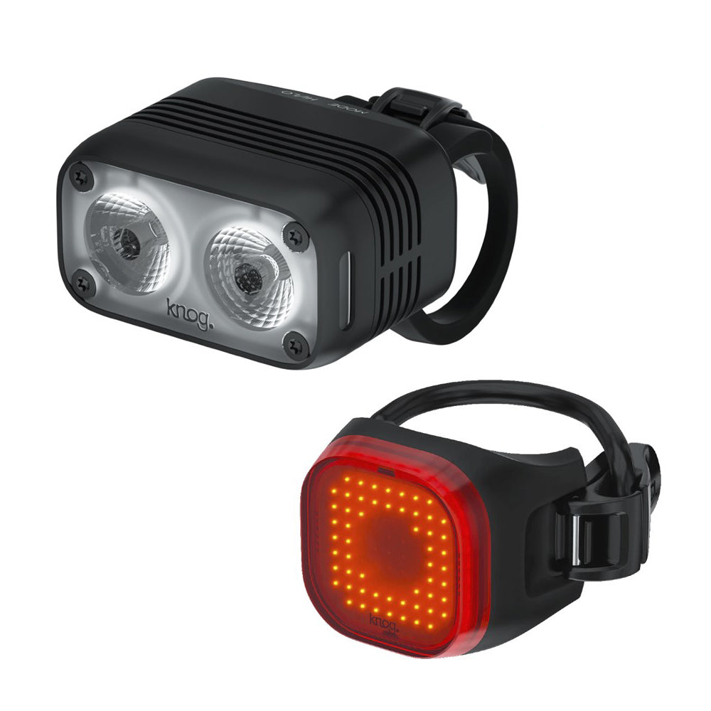 Knog Blinder Road 600/Blinder Mini Square 30 USB Light Set