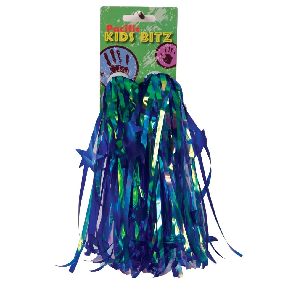 Pacific Kids Handlebar Streamers - Blue Stars