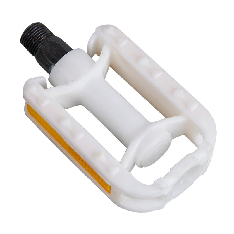 Bikes-Up Plastic 1/2" Kids Pedals White