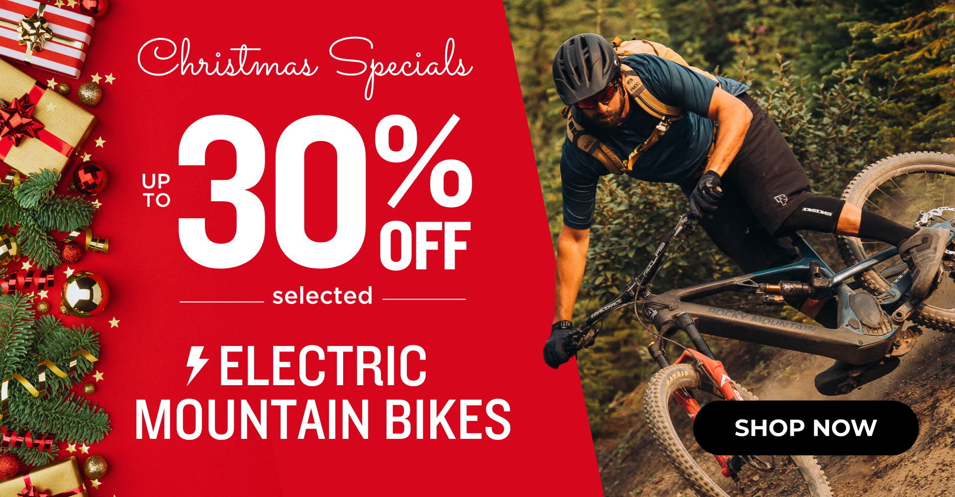 Xmas Specials: Up to 30% off Electric MTB