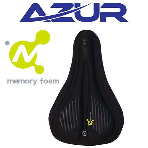 Azur Memory Foam Saddle Cover Road