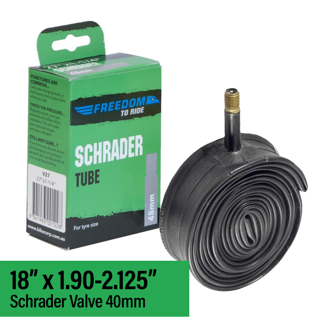 Tube 18 x 1.90-2.125 Freedom Schrader Valve 40mm